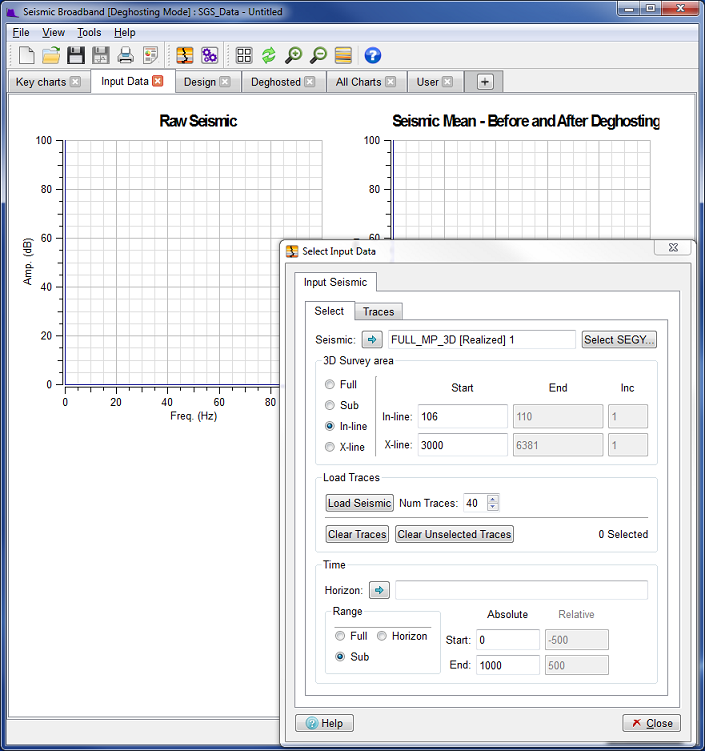 Clearing Seismic Data