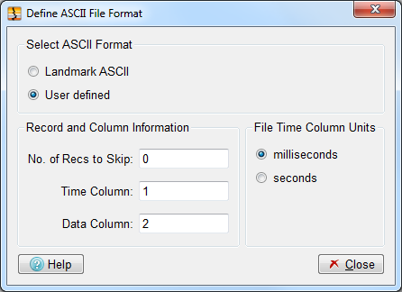 Define ASCII File Format