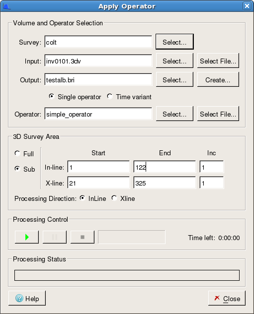 Specify 3D Survey Area